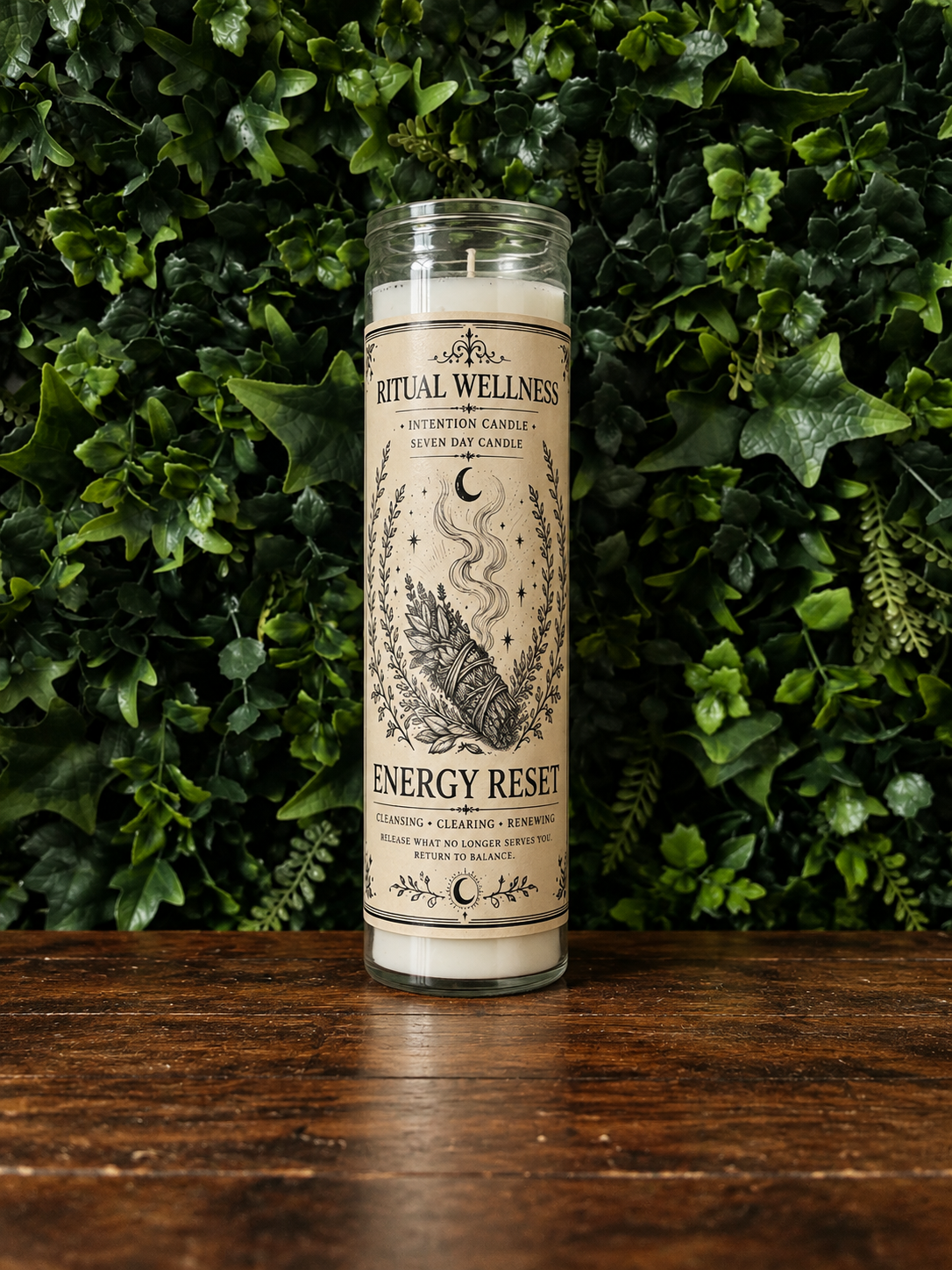 Energy Reset candle